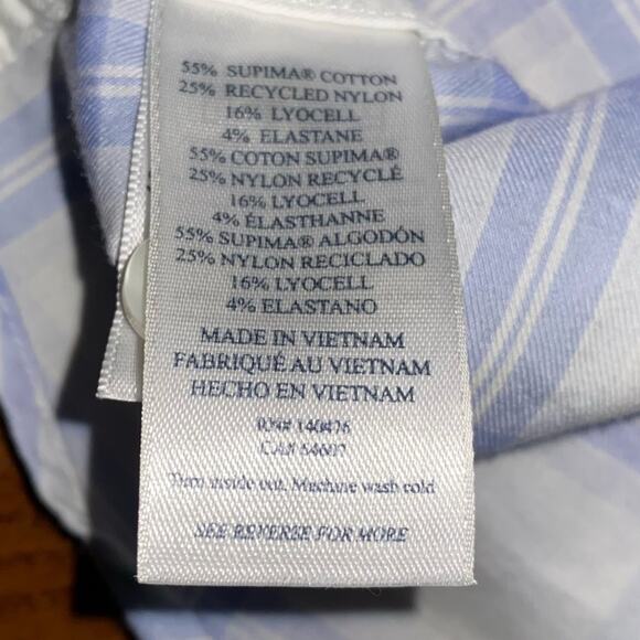 FAHERTY $158 Movement Shirt - Iris River Plaid. XXL EUC - Picture 14 of 16